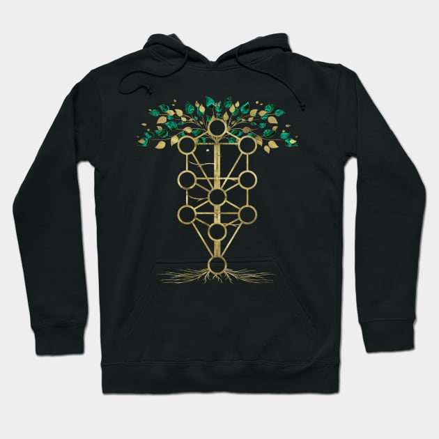 Kabbalah The Tree of Life - Etz Hayim Hoodie by Nartissima